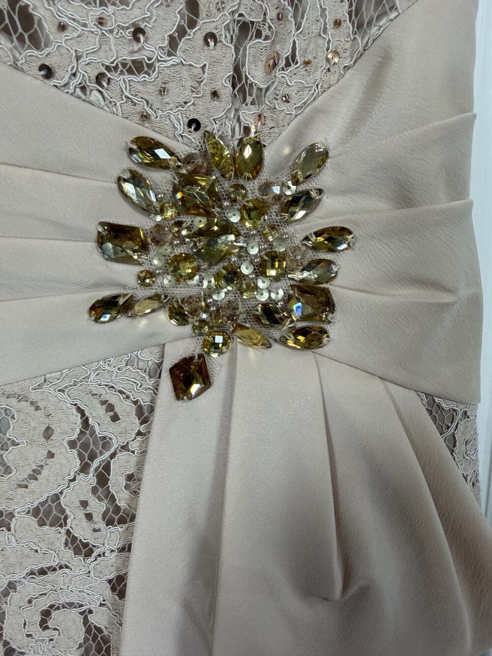 ELIZA J Cocktail Dress with Gold Trim - Picture 2 of 5